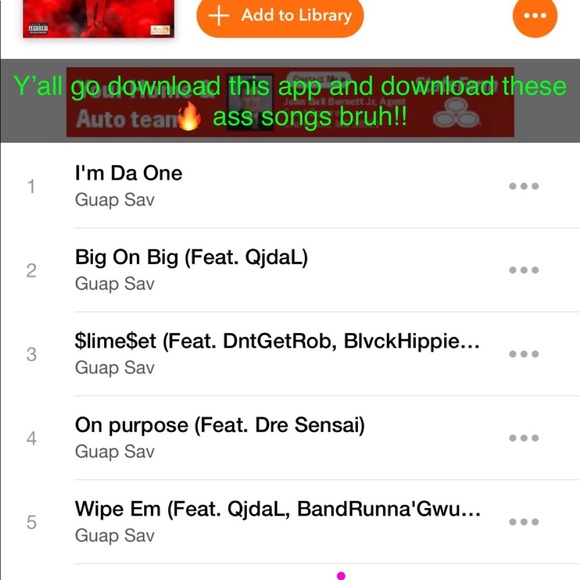 Free mixtape Download on Spinrilla “SlimeSav” - Picture 3 of 8